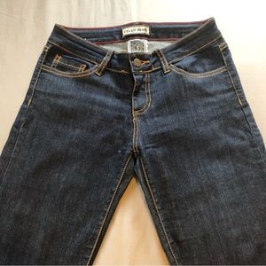 Cello Mid-Rise Dark Wash Skinny Jeans Size 5 (Juniors)